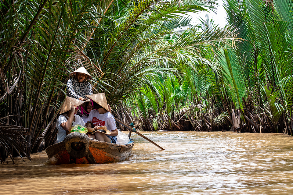 Mekong Delta Rowing Boat