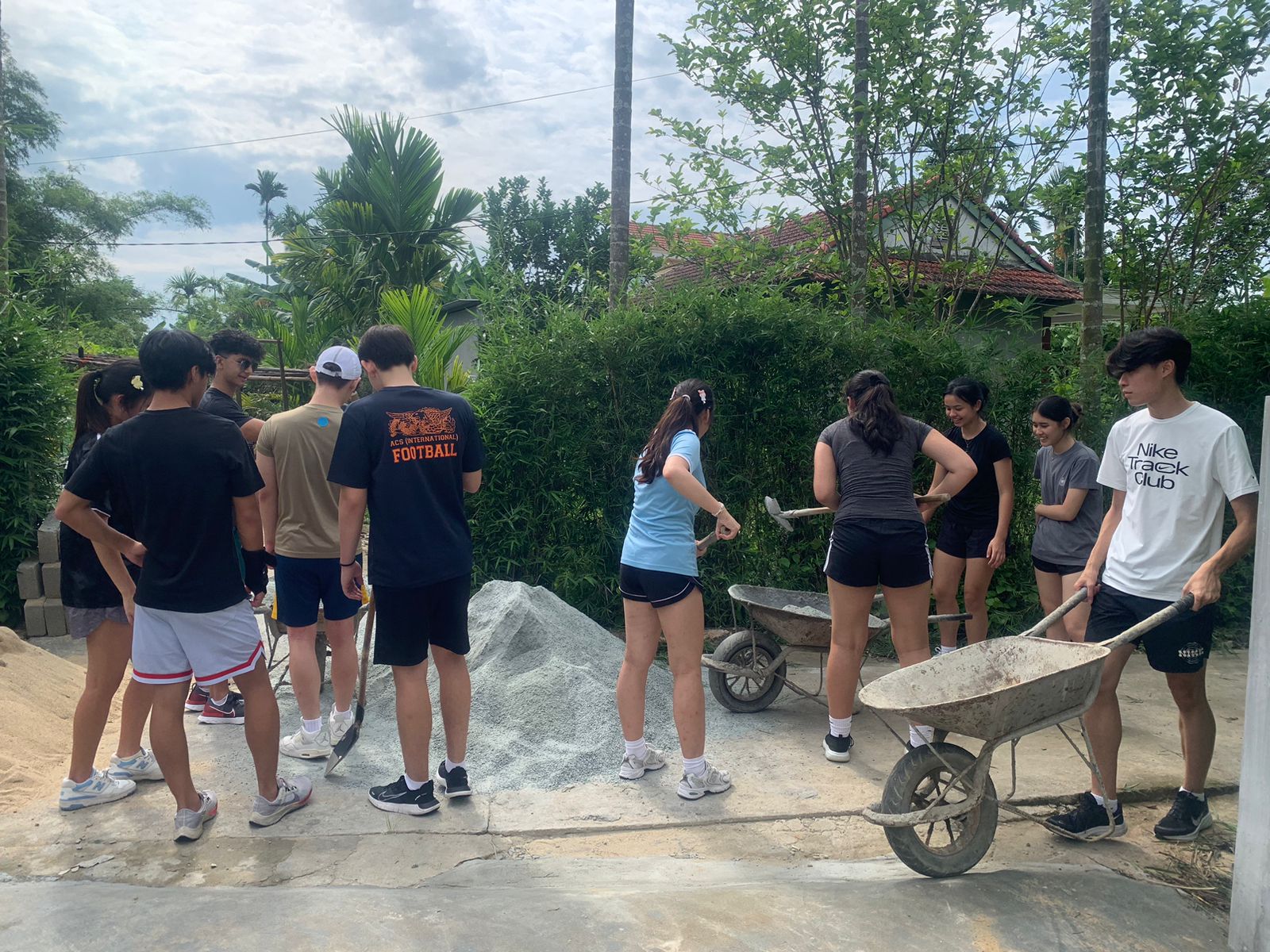 A community project in the Mekong Delta area