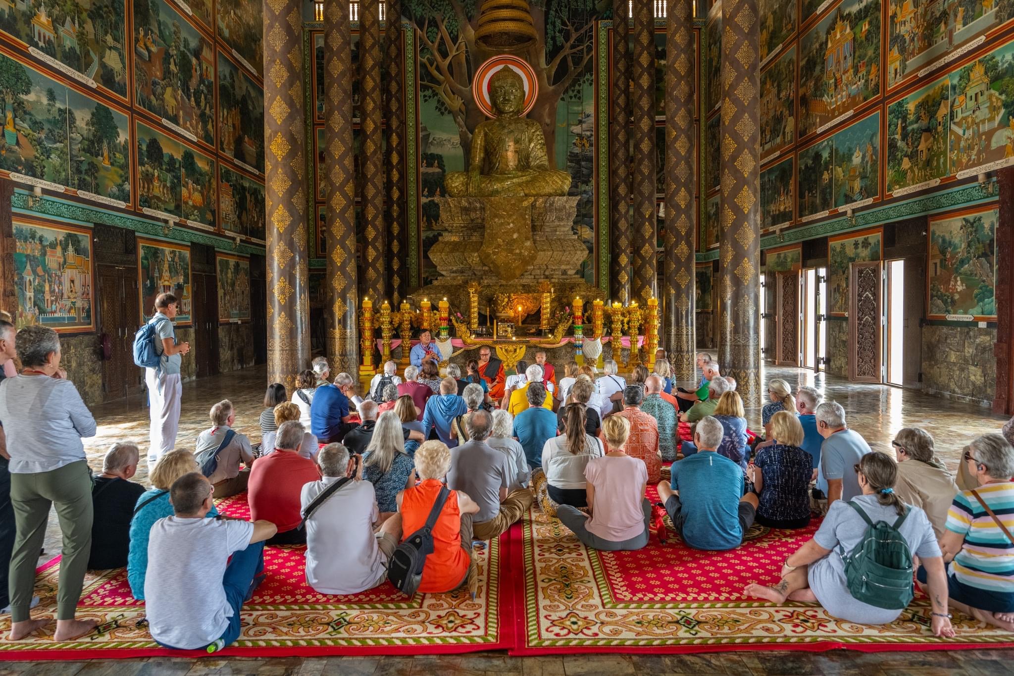 Monk Blessing in Cambodia