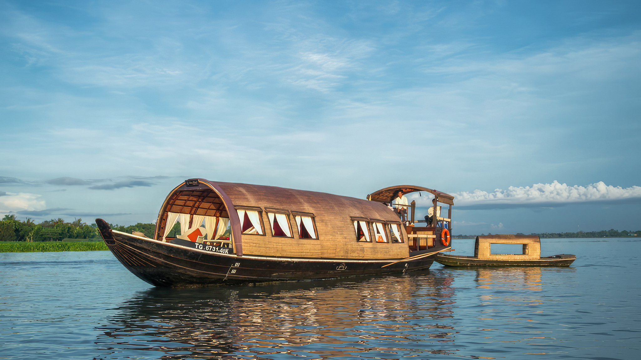 song xanh sampan private cruise mekong river 6455c7822b6bf