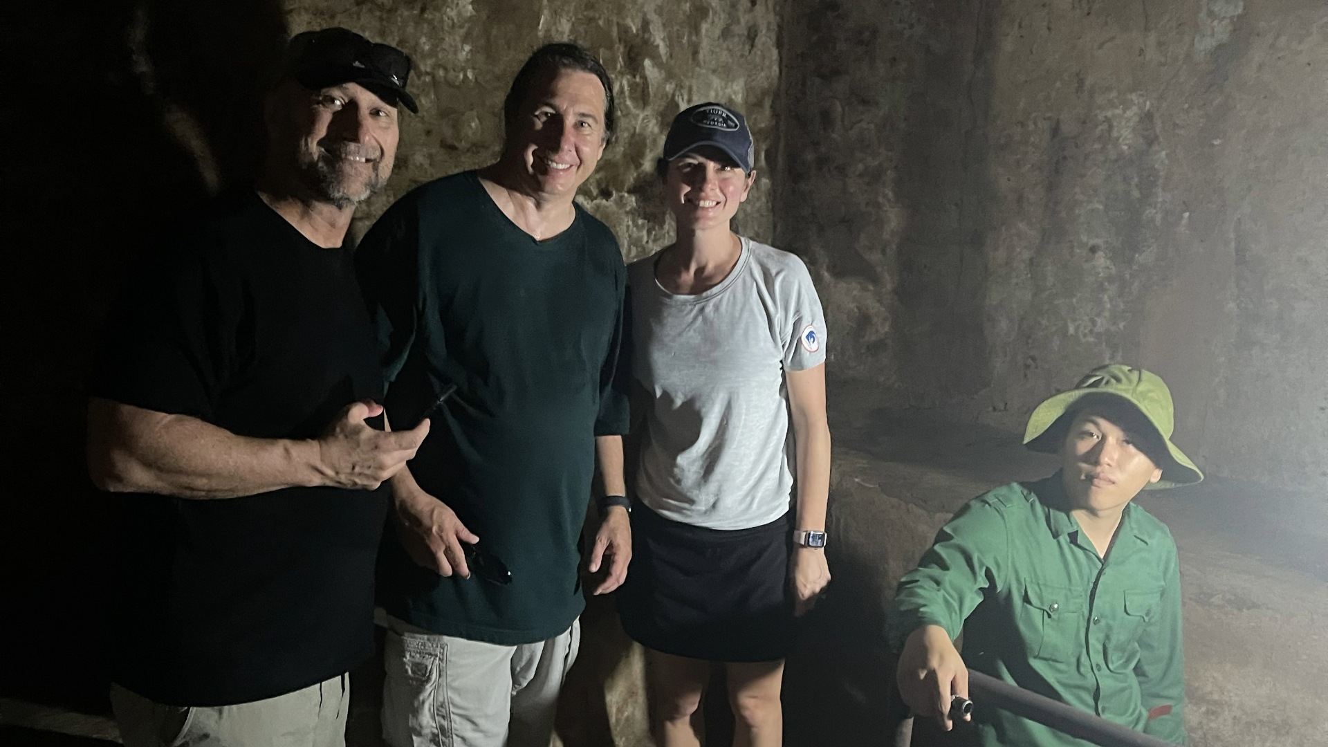 Exploring the tunnels with local guerilla