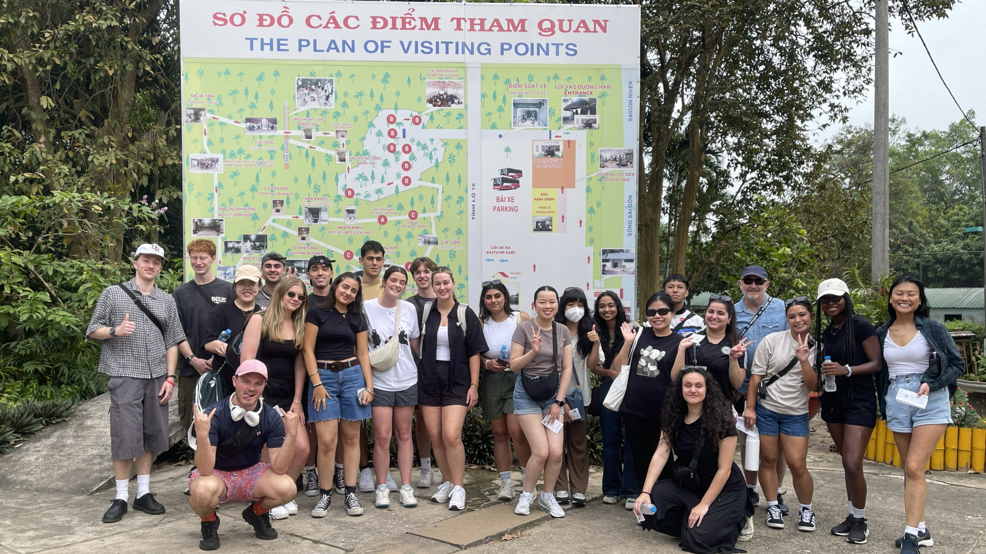 UTS Students Visiting Cu Chi Tunnels