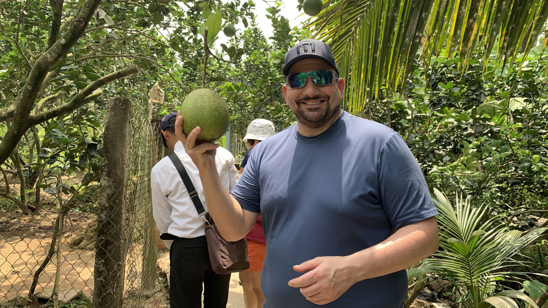 Walking through the island