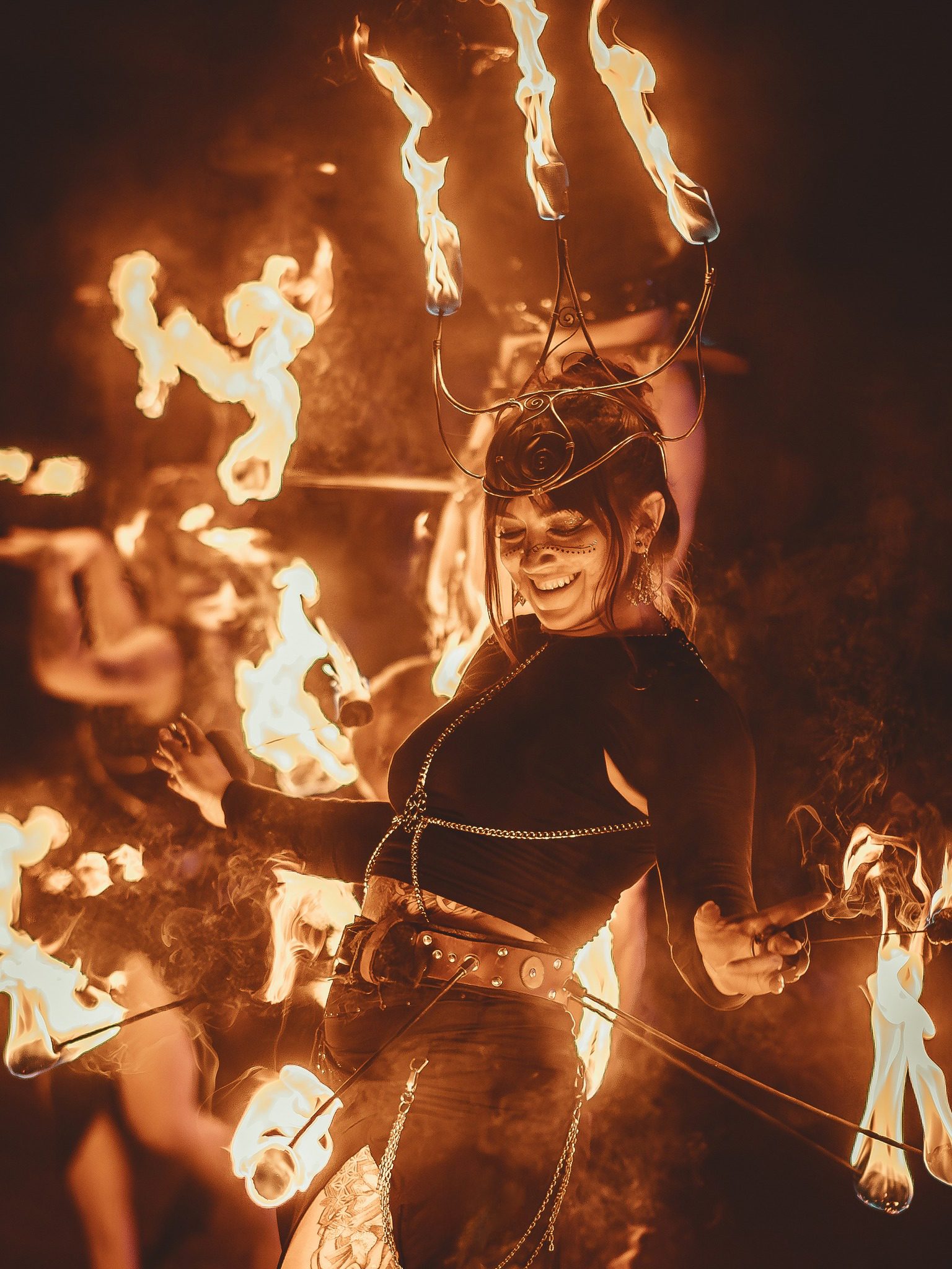 Acrobatic Fire Show